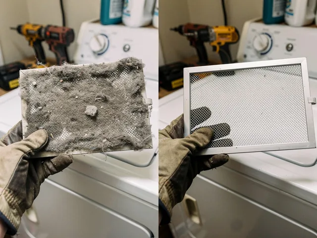 Professional lint trap cleaning by Pembroke Dryer Vent Cleaning in Pembroke