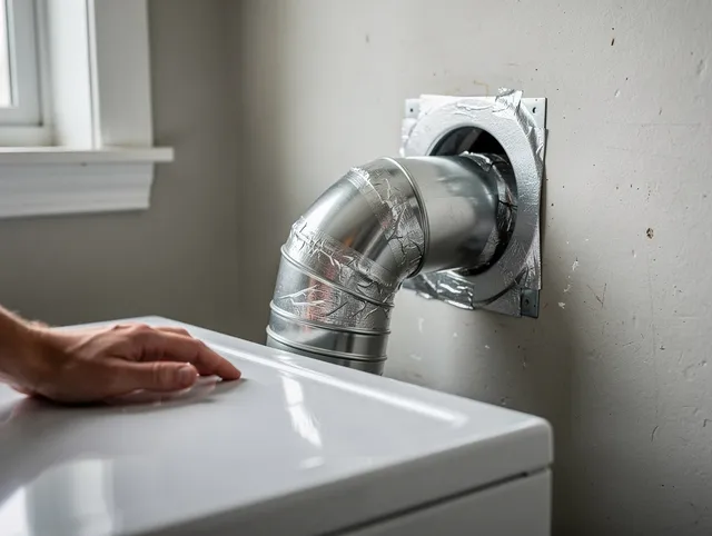 Pembroke Dryer Vent Cleaning expert performing professional dryer vent repair and installation in Pembroke